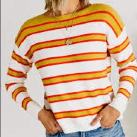 Lumiere Striped Sweater size Small - Picture 5 of 14